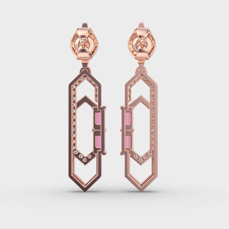 Dazzle Pulse Diamond Earrings