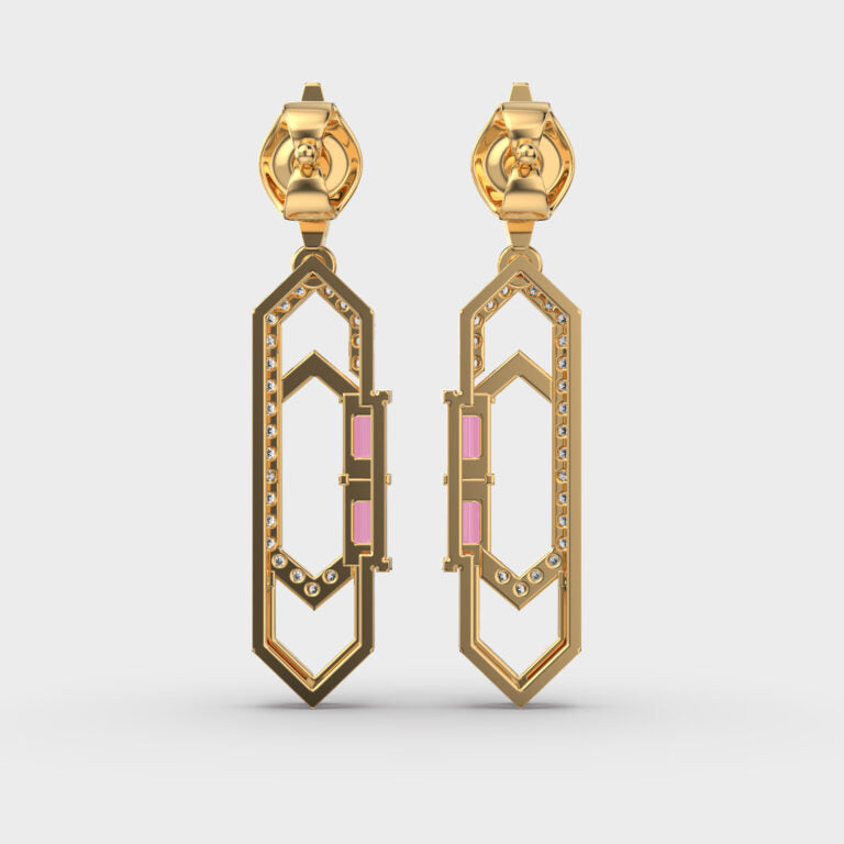 Dazzle Pulse Diamond Earrings