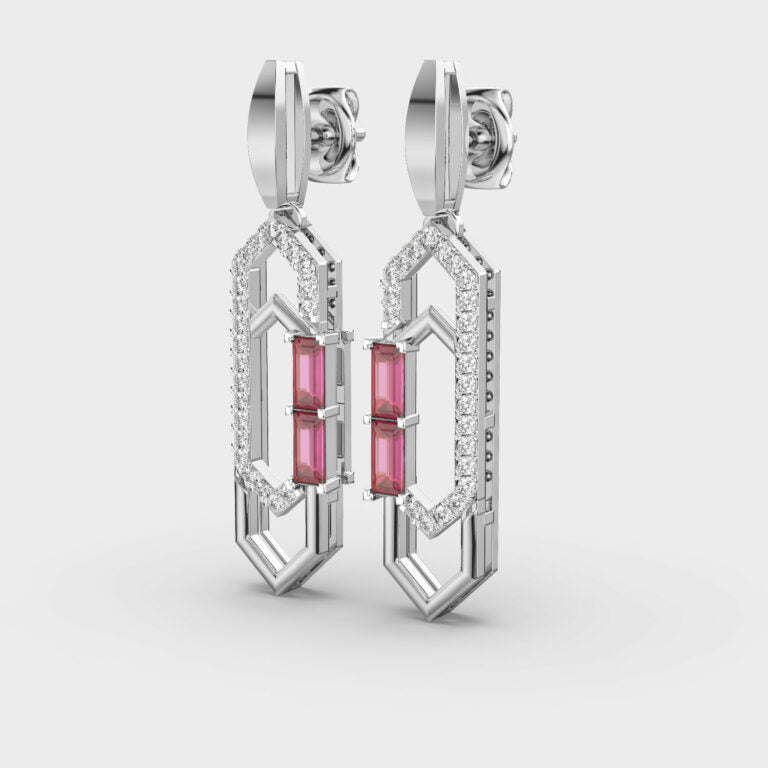 Dazzle Pulse Diamond Earrings