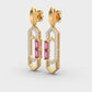 Dazzle Pulse Diamond Earrings