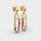Dazzle Pulse Diamond Earrings