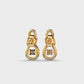 luminous Knots Graceful Diamond Earrings