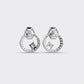 Lustre Loop Diamond Earrings