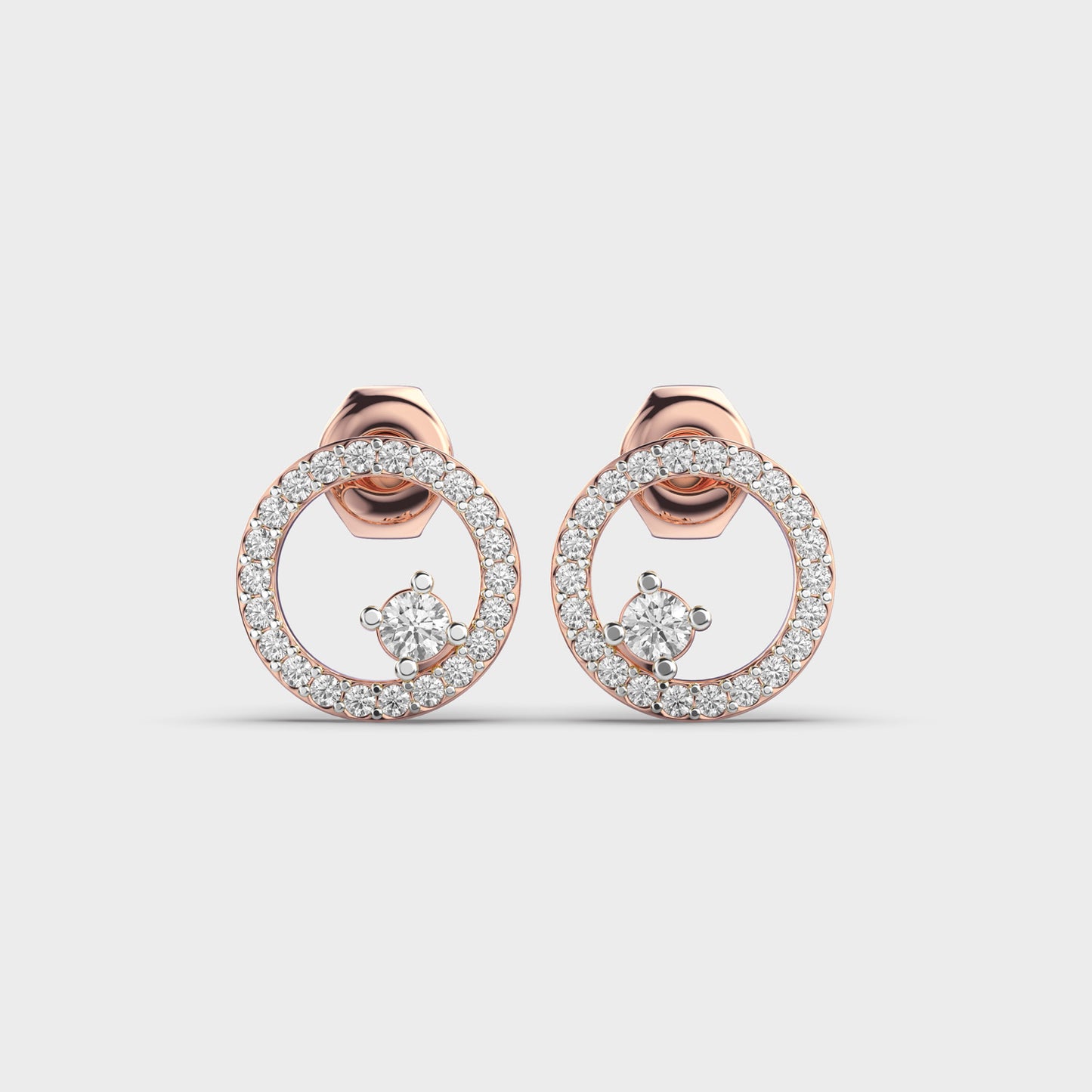 Lustre Loop Diamond Earrings
