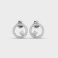 Lustre Loop Diamond Earrings