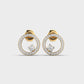 Lustre Loop Diamond Earrings