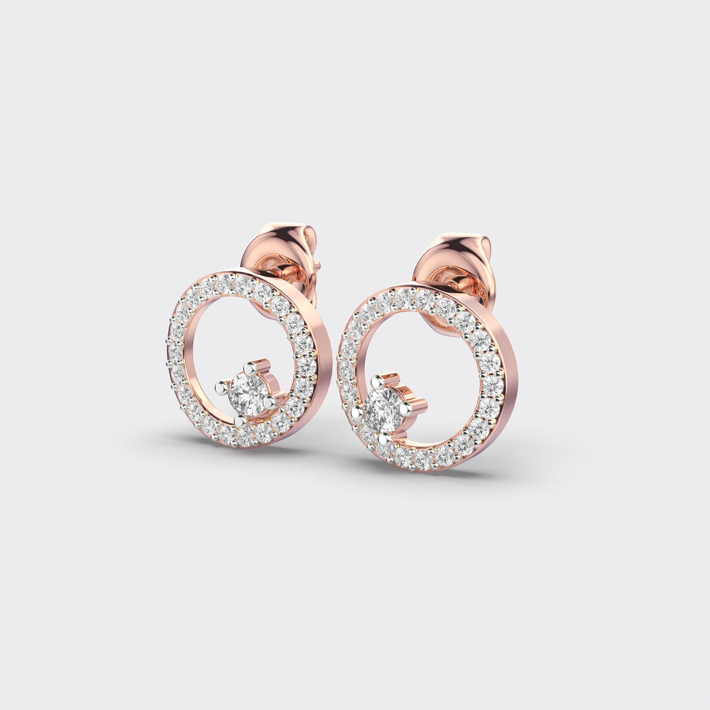 Lustre Loop Diamond Earrings
