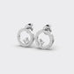 Lustre Loop Diamond Earrings