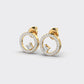 Lustre Loop Diamond Earrings