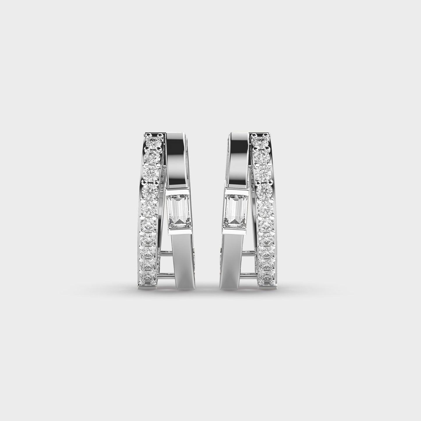 Dainty Spark Diamond Hoops
