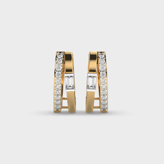 Dainty Spark Diamond Hoops