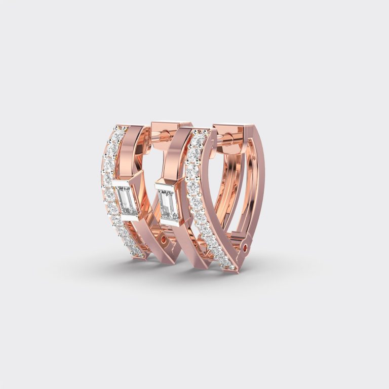 Dainty Spark Diamond Hoops