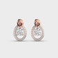 Centered in Love Diamond Earrings