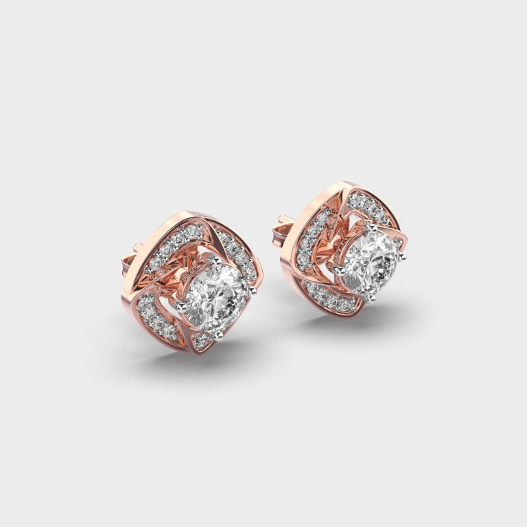 Dazzling Splendor Diamond Stud