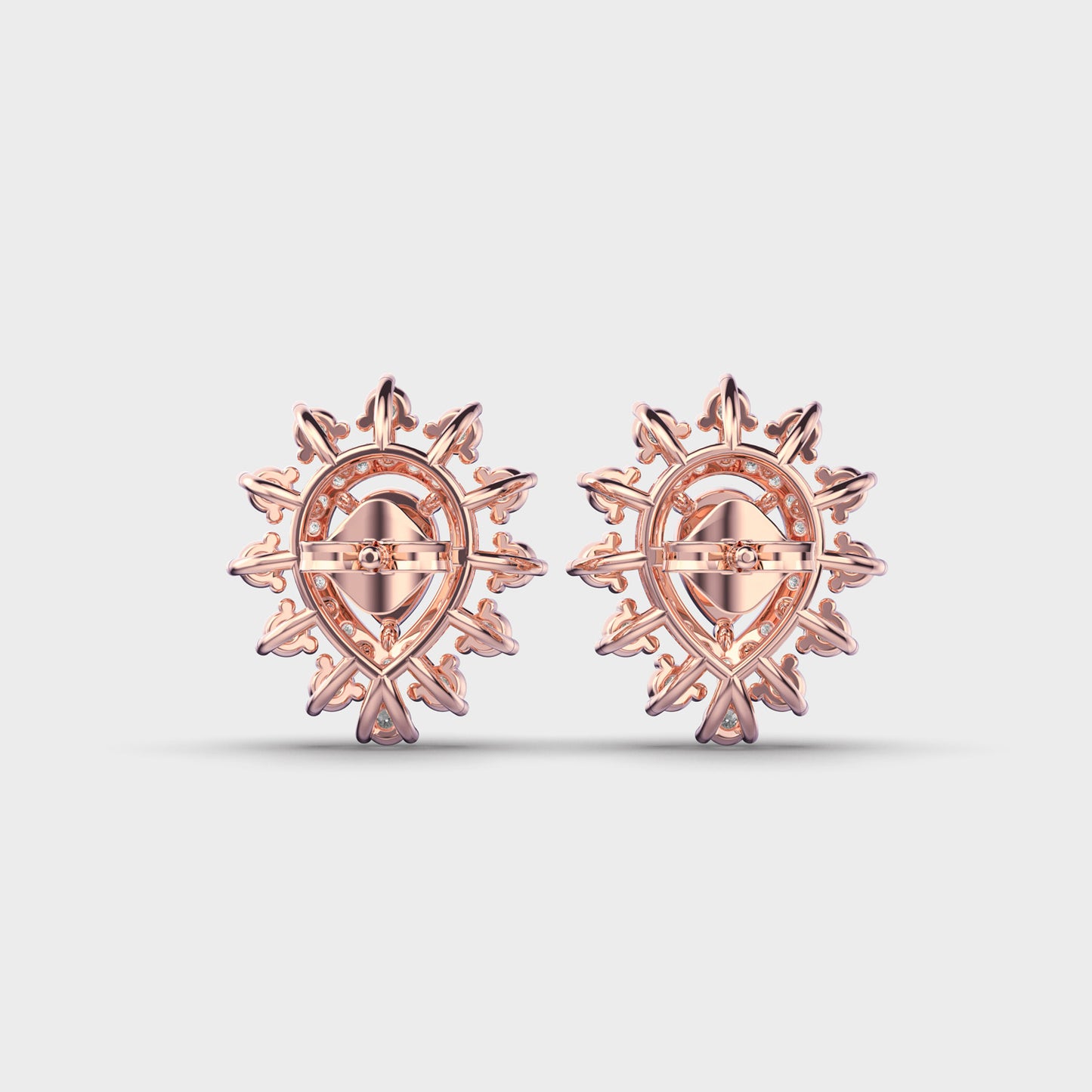 Droplet Charm Diamond Studs