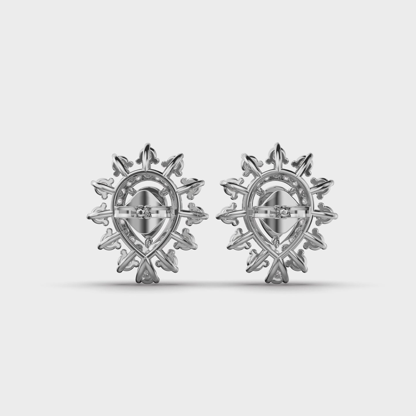 Droplet Charm Diamond Studs