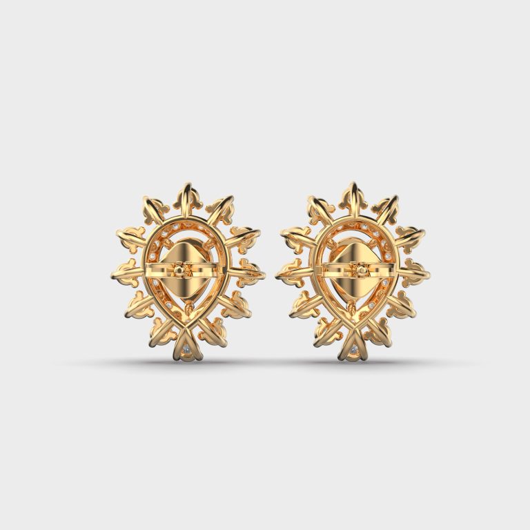 Droplet Charm Diamond Studs