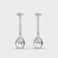 Adventurous Drops Diamond Earrings