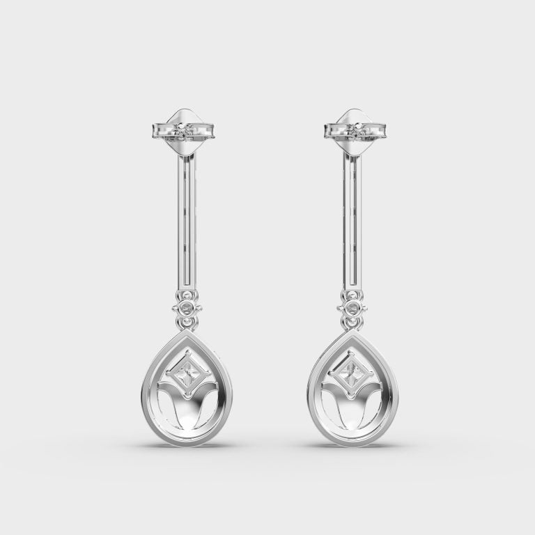 Adventurous Drops Diamond Earrings