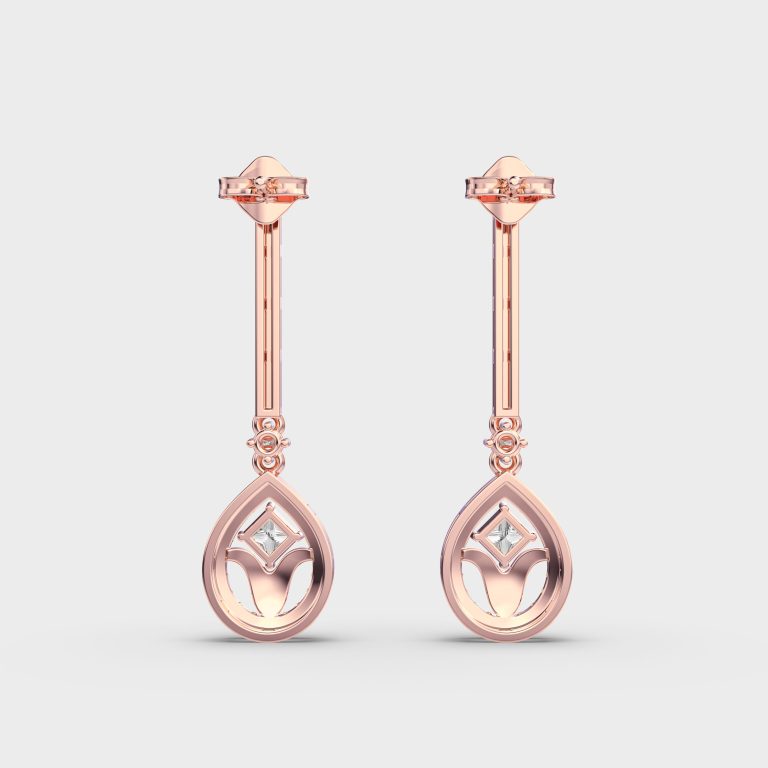 Adventurous Drops Diamond Earrings