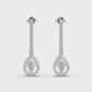Adventurous Drops Diamond Earrings