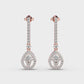 Adventurous Drops Diamond Earrings