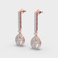 Adventurous Drops Diamond Earrings