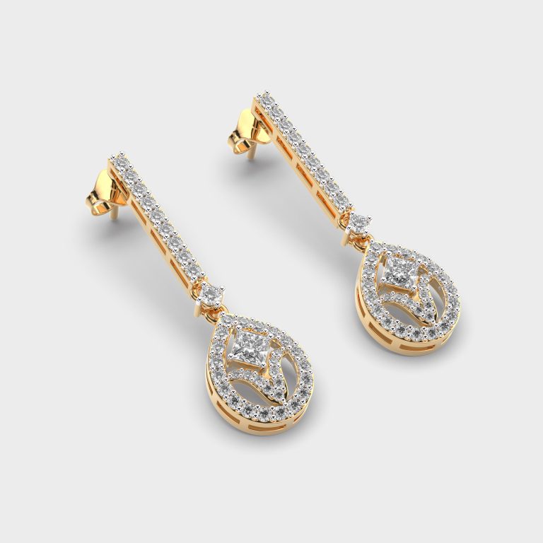 Adventurous Drops Diamond Earrings