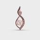 Contemporary Royalty Diamond Pendant