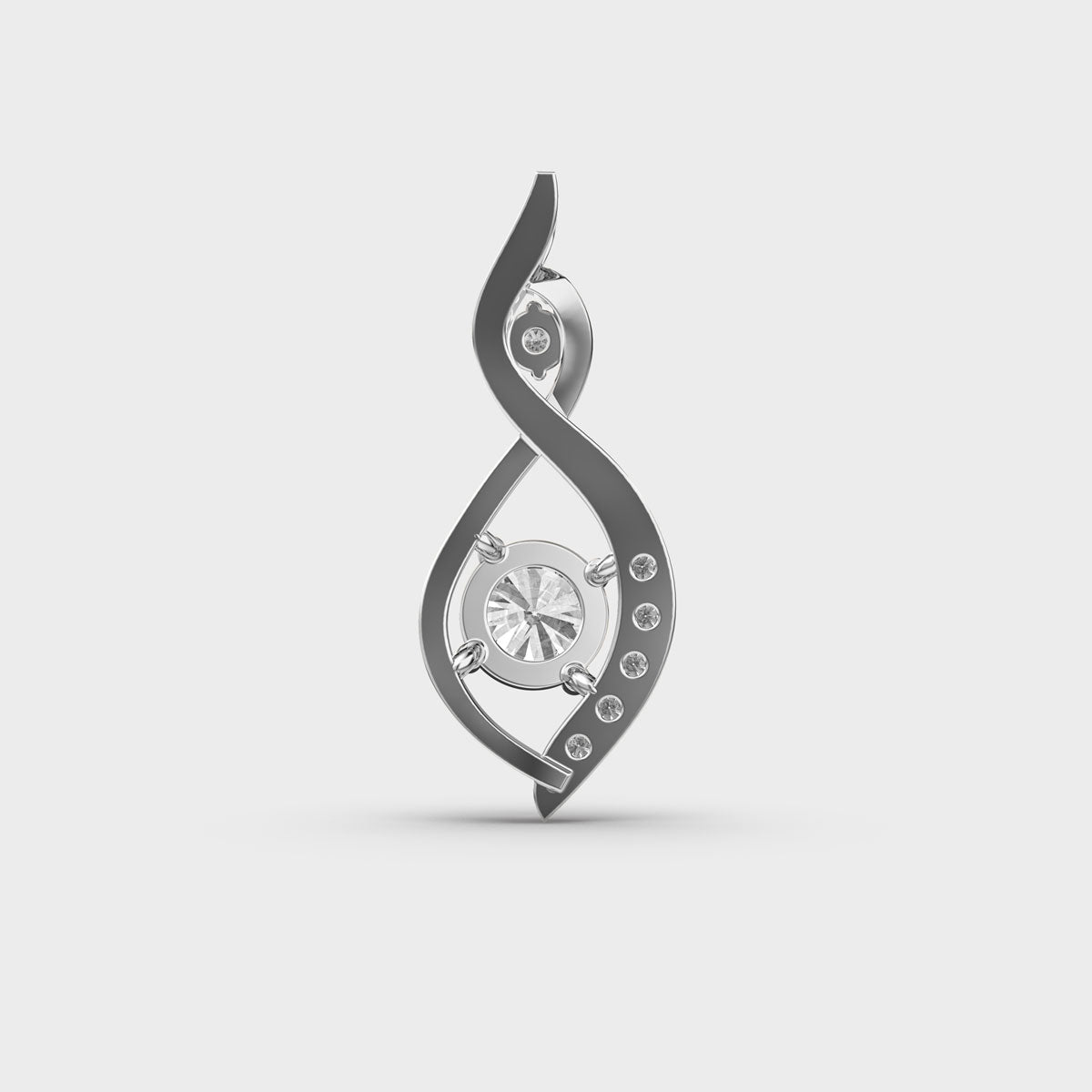 Contemporary Royalty Diamond Pendant