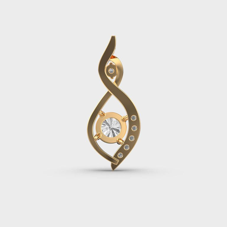 Contemporary Royalty Diamond Pendant