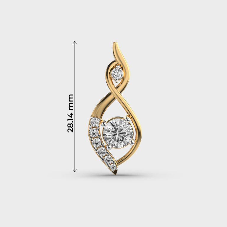 Contemporary Royalty Diamond Pendant