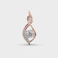 Contemporary Royalty Diamond Pendant