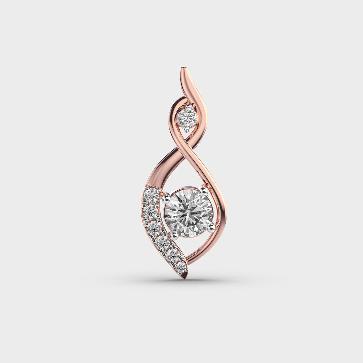 Contemporary Royalty Diamond Pendant