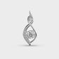 Contemporary Royalty Diamond Pendant