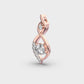 Contemporary Royalty Diamond Pendant