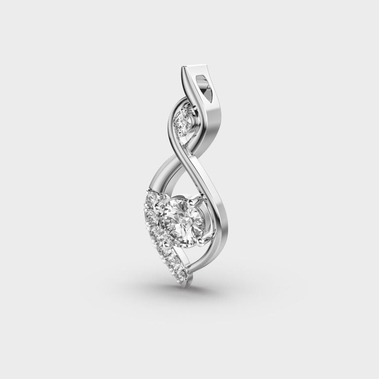 Contemporary Royalty Diamond Pendant
