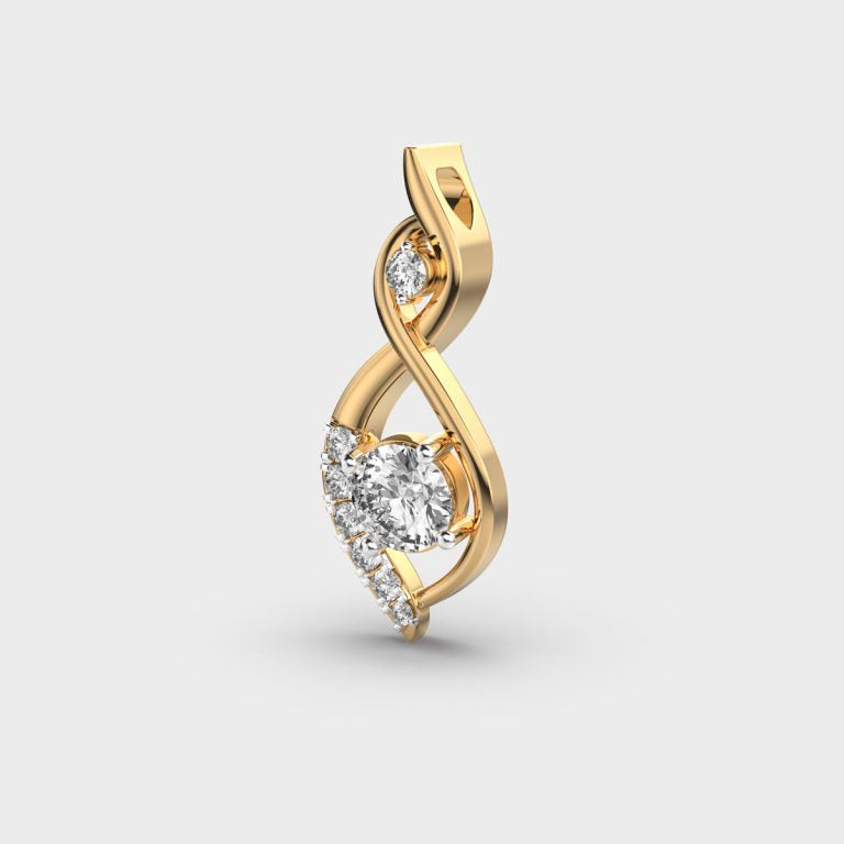 Contemporary Royalty Diamond Pendant