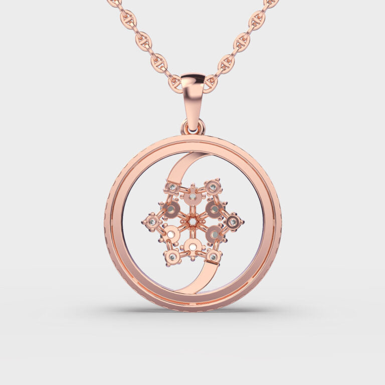Mystical Splendor Diamond Pendant (Without Chain)