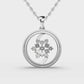 Mystical Splendor Diamond Pendant (Without Chain)