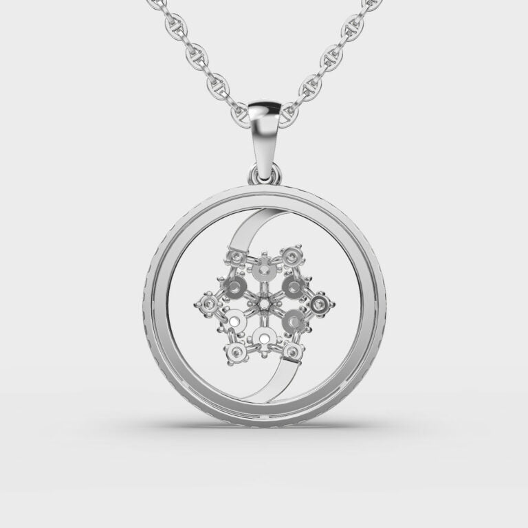 Mystical Splendor Diamond Pendant (Without Chain)