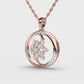 Mystical Splendor Diamond Pendant (Without Chain)