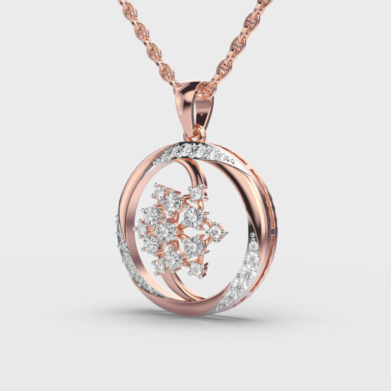 Mystical Splendor Diamond Pendant (Without Chain)