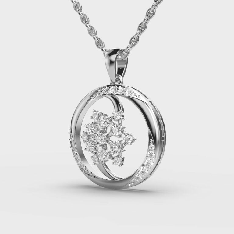 Mystical Splendor Diamond Pendant (Without Chain)