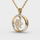 Mystical Splendor Diamond Pendant (Without Chain)