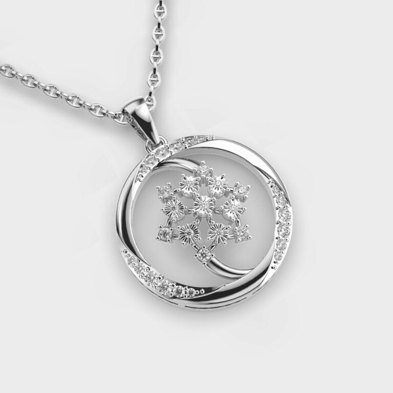 Mystical Splendor Diamond Pendant (Without Chain)