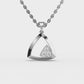 Edgy Spark Diamond Pendant (Without Chain)