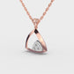 Edgy Spark Diamond Pendant (Without Chain)