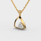 Edgy Spark Diamond Pendant (Without Chain)