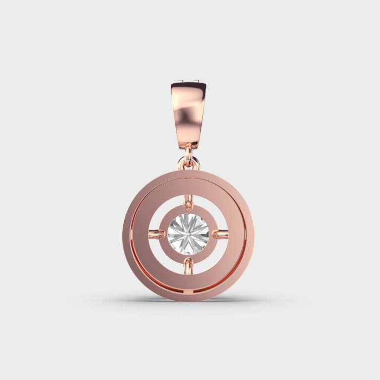Core Loop Diamond Pendant (With Chain)